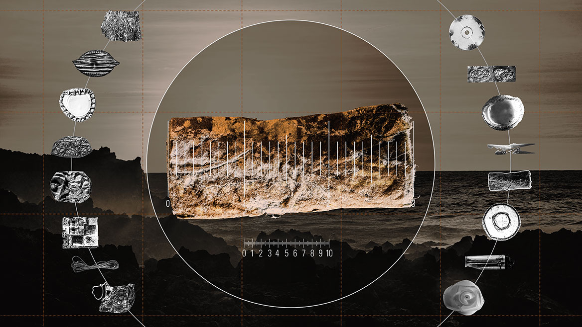 Das Hauptmotiv dieses Compositings ist ein alter Zigarettenfilter.