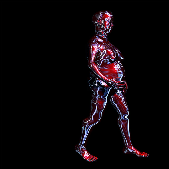 Ravisher, long shots from the Dante 2020 series. 3D digital rendering, Image detail.