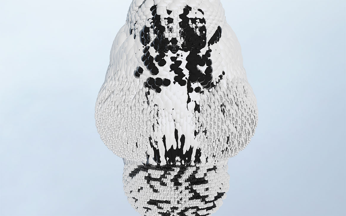 Bild Mankind, multiplying XI. Motiv aus dem gleichnamigen Bilderzyklus. Digitale Kunst.